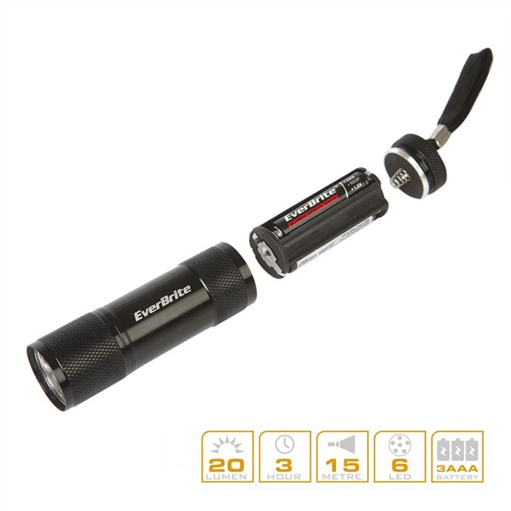 3AAA 6LED aluminum  flashlight DISTRIBUTOR