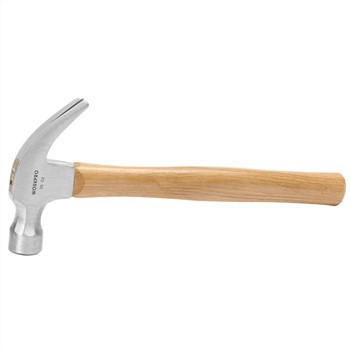 Martello da carpentiere curvo con manico in legno