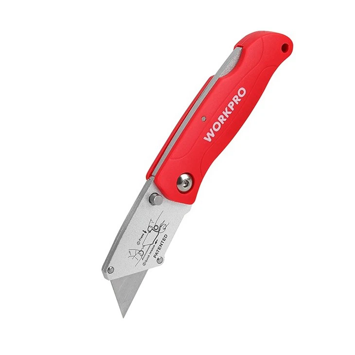PLASTIC QUICK-CHANGE FOLDING UTILITY KNIFE